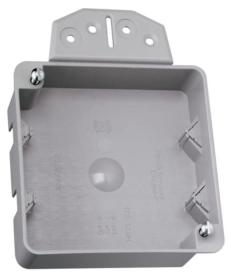 4'' square box mounting bracket|4 square shallow box.